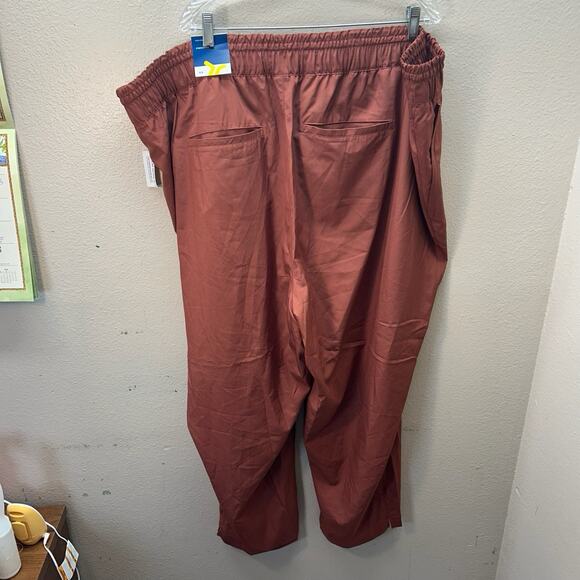 Old Navy Mens Jogger Pants 4XL Red Performance Tech Stretch Drawstring NEW - Picture 5 of 11